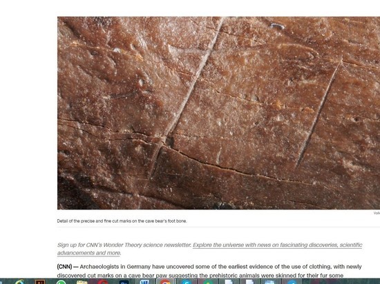 В Германии нашли подсказку, когда люди начали носить одежду