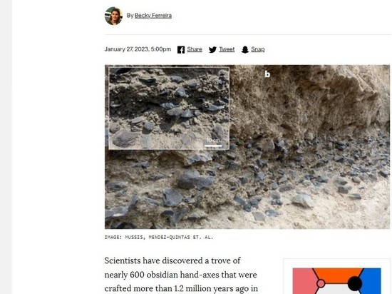 В Эфиопии нашли 600 топоров, изготовленные неизвестными предками человека