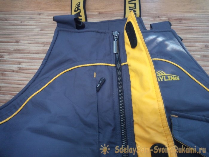 Как самостоятельно заменить молнию в утеплённом полукомбинезоне Как самостоятельно заменить молнию в утеплённом полукомбинезоне