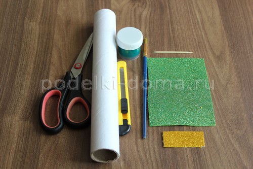 Как сделать свечу из картона и фоамирана — 3 МК