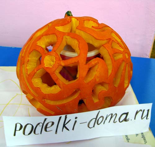Поделки из тыквы Поделки из тыквы
