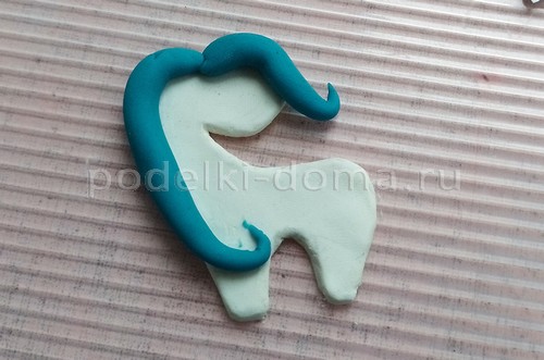 Детская поделка — лепим единорога Детская поделка — лепим единорога