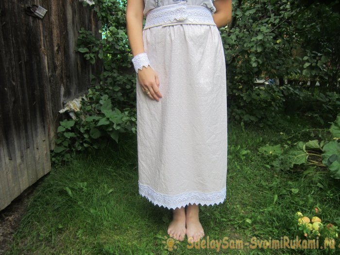 Как сшить юбку своими руками за полчаса без швейного оборудования