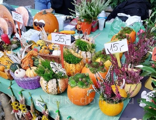 Поделки из тыквы Поделки из тыквы