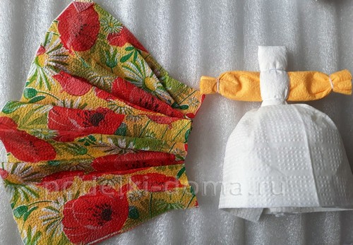 Куклы из бумажных салфеток