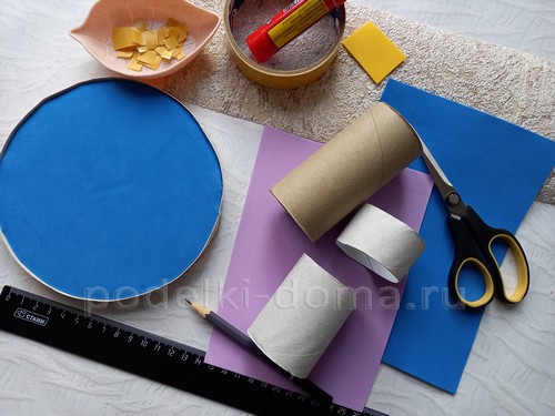 Как сделать свечу из картона и фоамирана — 3 МК