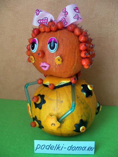 Поделки из тыквы Поделки из тыквы