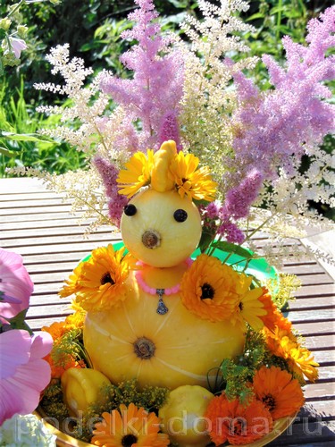 Поделки из тыквы Поделки из тыквы