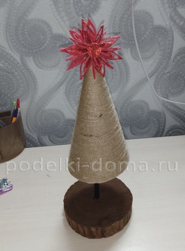 Эко-ёлка — поделка из подручного материала Эко-ёлка — поделка из подручного материала