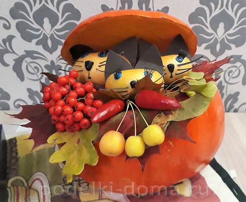 Поделки из тыквы Поделки из тыквы
