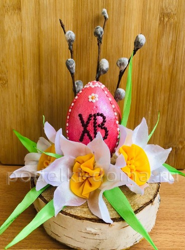 Пасхальная композиция из подручных материалов Пасхальная композиция из подручных материалов