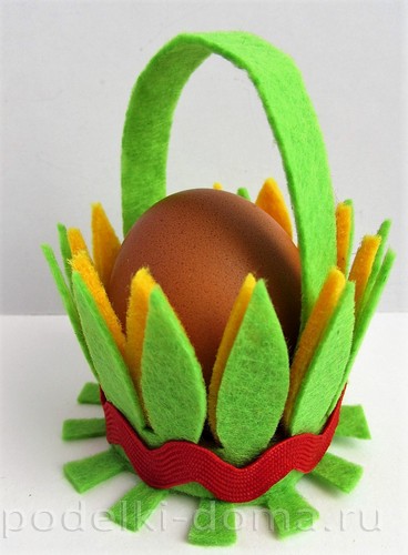 Пасхальный пакетик из картона Пасхальный пакетик из картона