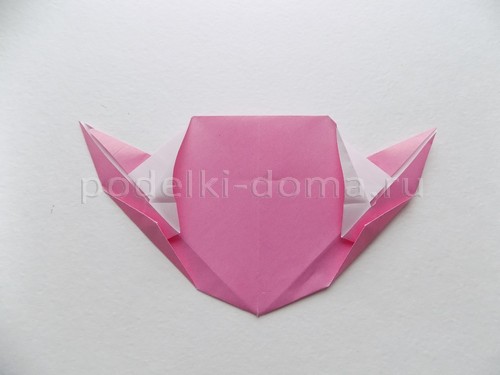 Зайчик из бумаги (оригами)