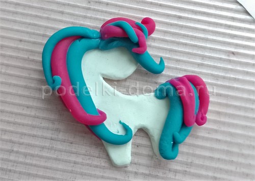 Детская поделка — лепим единорога Детская поделка — лепим единорога