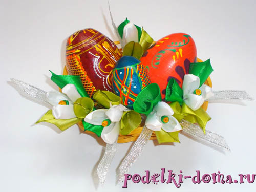 Пасхальный пакетик из картона Пасхальный пакетик из картона