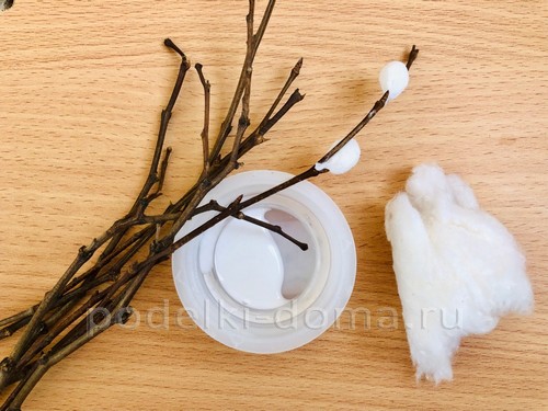 Пасхальная композиция из подручных материалов Пасхальная композиция из подручных материалов