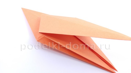 Кленовый лист из бумаги, оригами