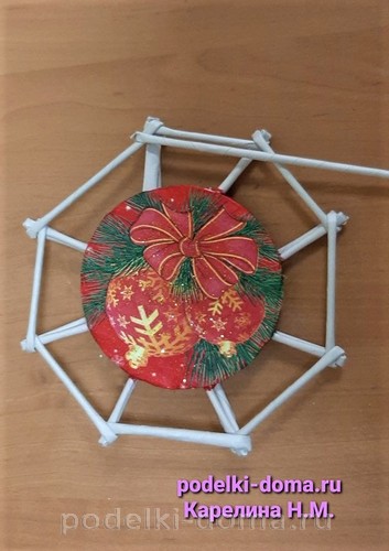 Новогодние поделки из бумажной лозы Новогодние поделки из бумажной лозы