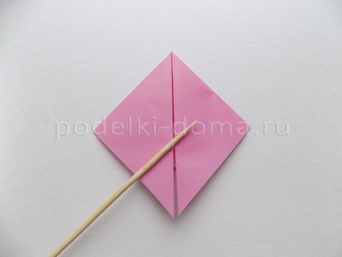 Зайчик из бумаги (оригами)