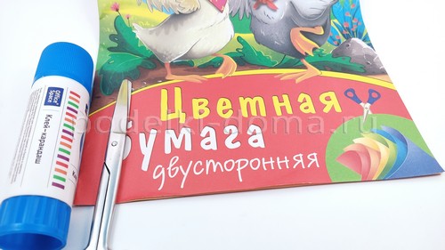 Аппликация из бумаги и пластилина «Модная сорока»