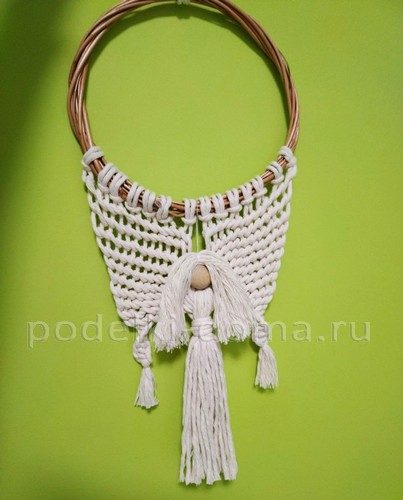 Ангел в технике макраме Ангел в технике макраме