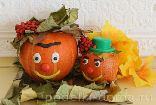 Поделки из тыквы Поделки из тыквы