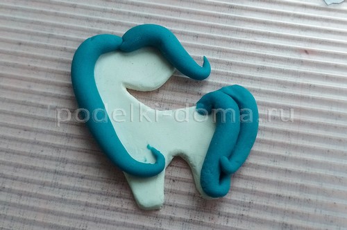 Детская поделка — лепим единорога Детская поделка — лепим единорога