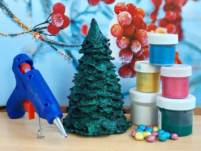 Как сделать маленькую и нарядную, новогоднюю ёлочку Как сделать маленькую и нарядную, новогоднюю ёлочку