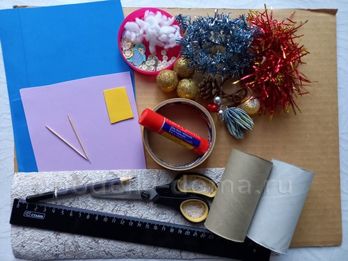 Как сделать свечу из картона и фоамирана — 3 МК