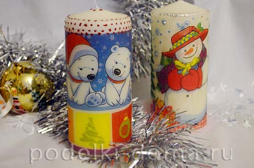 Как сделать свечу из картона и фоамирана — 3 МК