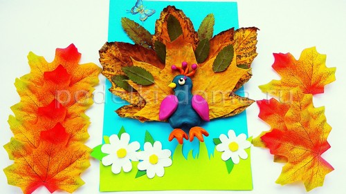 Аппликация из бумаги и пластилина «Модная сорока»