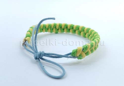 Как сплести браслеты из шнуров и нитей Как сплести браслеты из шнуров и нитей