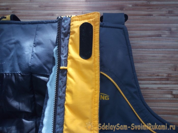 Как самостоятельно заменить молнию в утеплённом полукомбинезоне Как самостоятельно заменить молнию в утеплённом полукомбинезоне