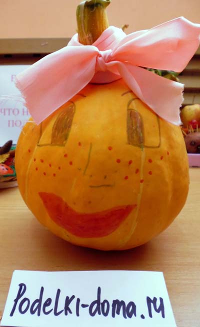 Поделки из тыквы Поделки из тыквы