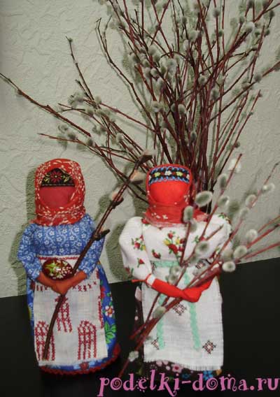 Аппликация «Верба» из пластилина Аппликация «Верба» из пластилина