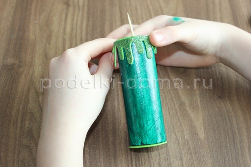 Как сделать свечу из картона и фоамирана — 3 МК