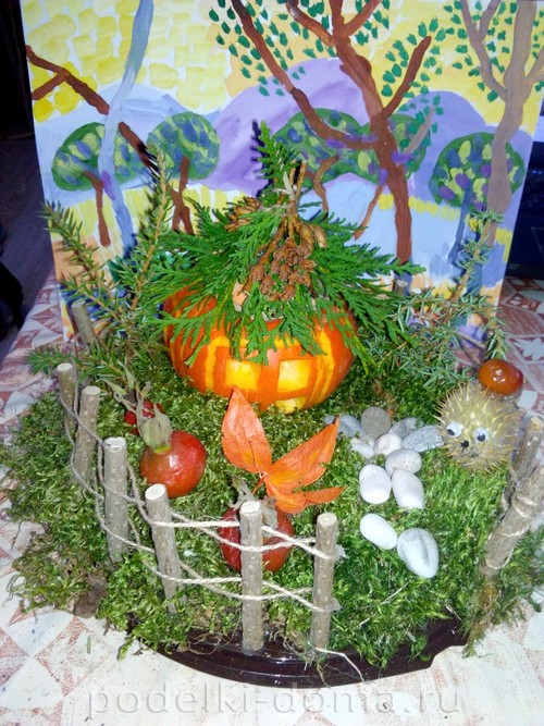 Поделки из тыквы Поделки из тыквы