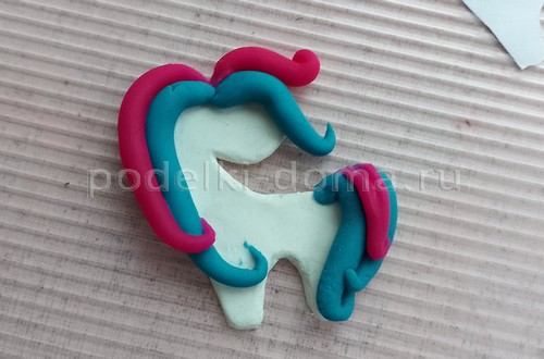 Детская поделка — лепим единорога Детская поделка — лепим единорога