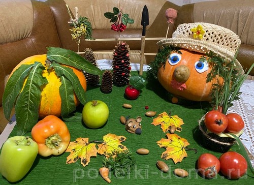 Поделки из тыквы Поделки из тыквы