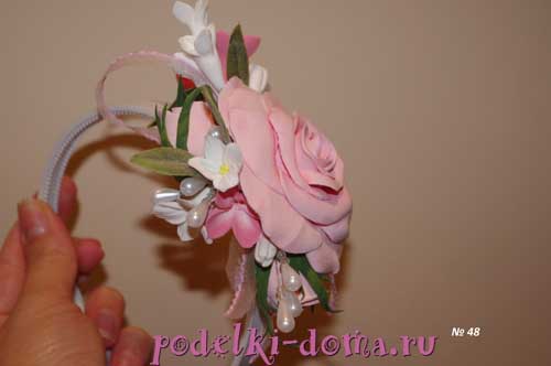 Цветок альстромерия из холодного фарфора Цветок альстромерия из холодного фарфора