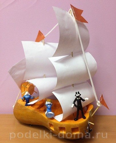 Поделки из тыквы Поделки из тыквы