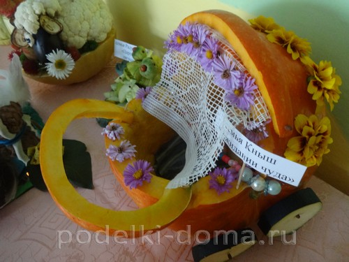 Поделки из тыквы Поделки из тыквы