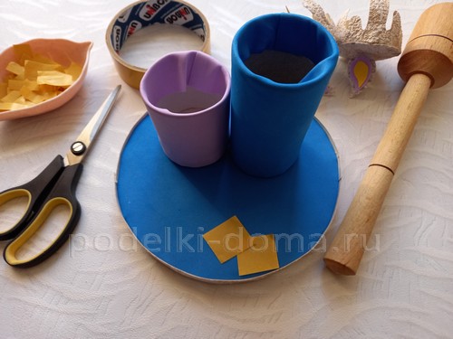 Как сделать свечу из картона и фоамирана — 3 МК