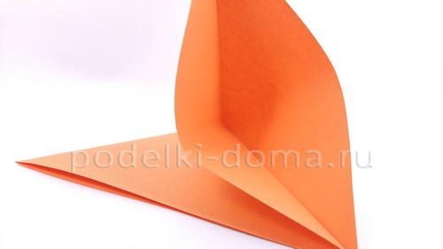 Кленовый лист из бумаги, оригами