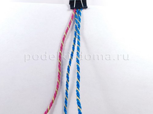 Как сплести браслеты из шнуров и нитей Как сплести браслеты из шнуров и нитей