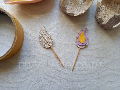 Как сделать свечу из картона и фоамирана — 3 МК