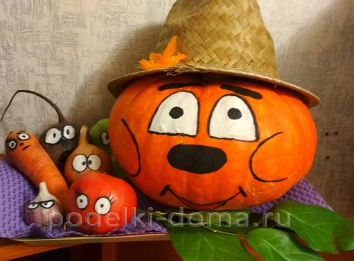 Поделки из тыквы Поделки из тыквы