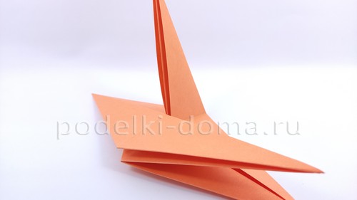 Кленовый лист из бумаги, оригами