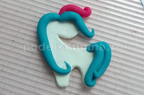 Детская поделка — лепим единорога Детская поделка — лепим единорога