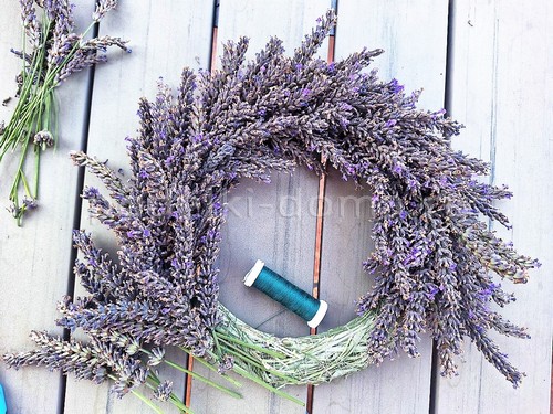 Делаем основу для венков из травы